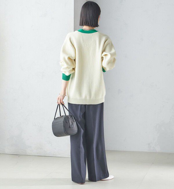 SHIPS for women「〈手洗い可能〉シャーク ツイード タック パンツ」|その他|