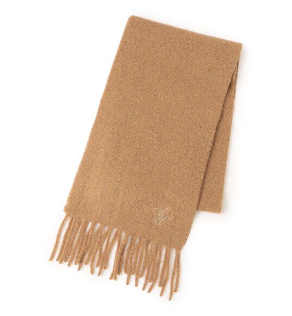 SHIPS for women「刺繍 モへヤ ミックス マフラー」|マフラー|