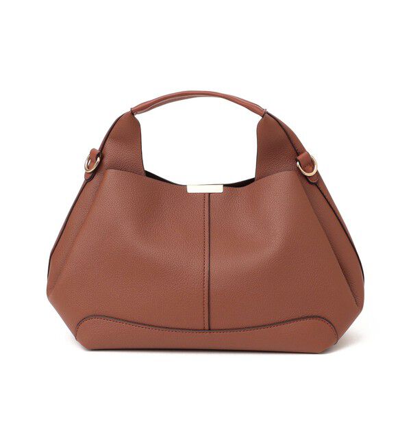 SHIPS any「《一部追加予約》SHIPS any: ゴールド プレート ワンハンドル 2WAY バッグ」|ショルダー・メッセンジャー|