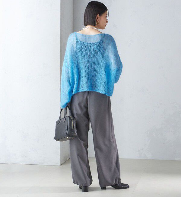 SHIPS for women「〈手洗い可能〉メランジ ツイル ドロスト パンツ」|その他|