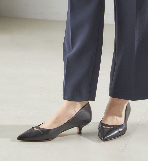 SHIPS for women「ISABELLA FERRANTE:ポインテッド ヒール」|パンプス|ブラック