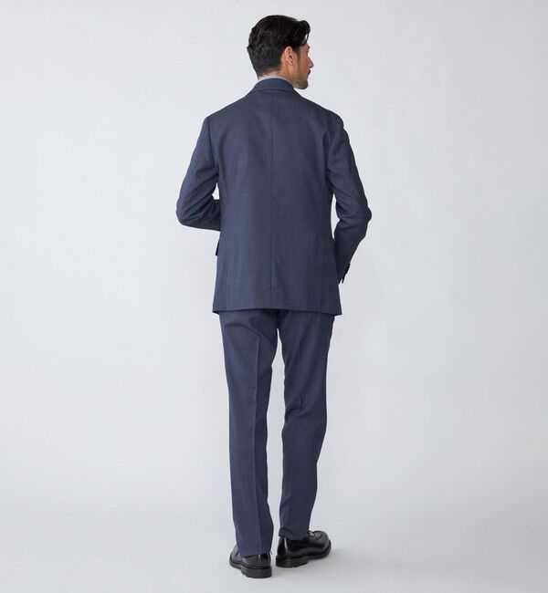 SHIPS「SHIPS:〈FUNCTION/洗濯機可能〉ウォッシャブル バーズアイ スラックス(セットアップ対応)」|スラックス|