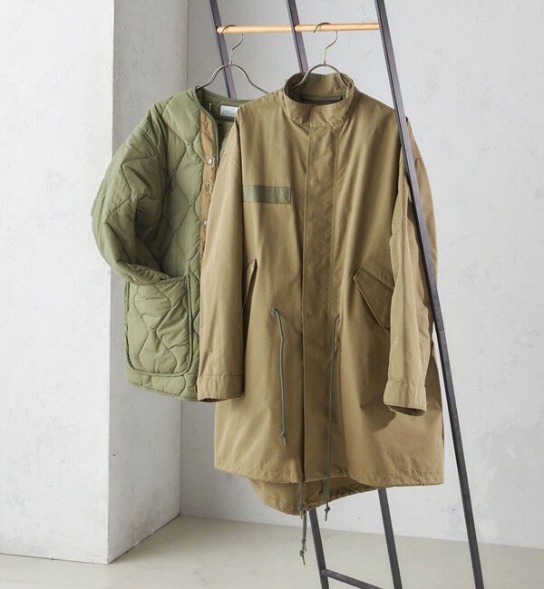 SHIPS for women「SHIPS NINE CASE:ミリタリー コート」|ミリタリー・モッズコート|オリーブ