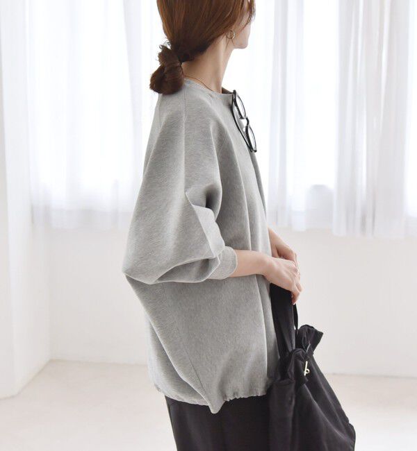 quaranciel「quaranciel:〈洗濯機可能〉ポンチ ドロスト ルーズ プルオーバー」|スウェット・ジャージ|