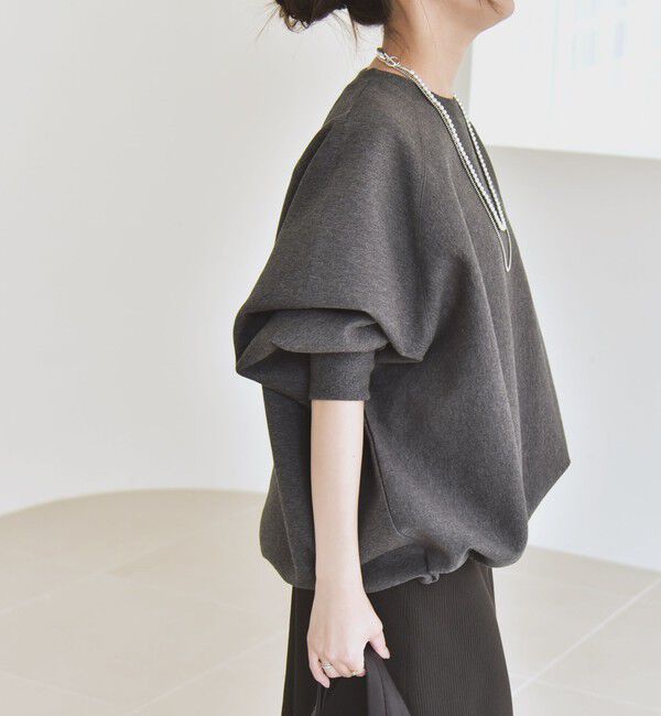 quaranciel「quaranciel:〈洗濯機可能〉ポンチ ドロスト ルーズ プルオーバー」|スウェット・ジャージ|