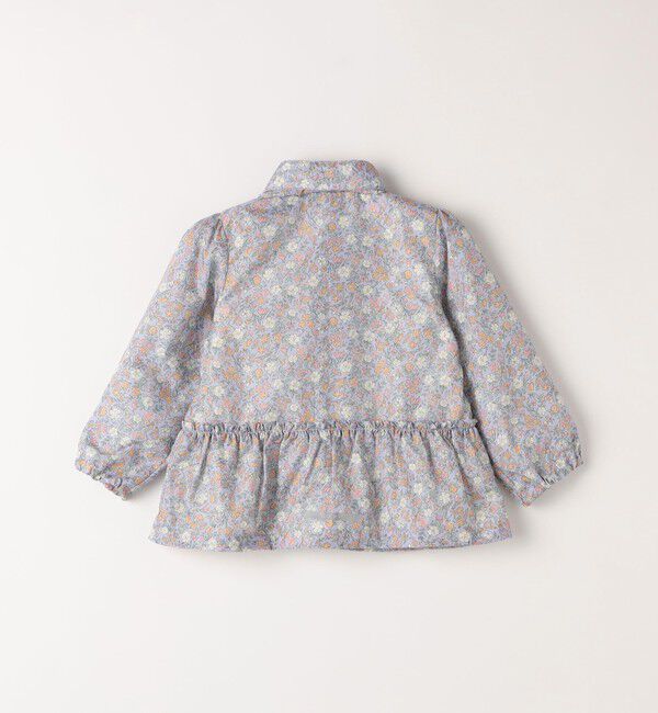 SHIPS Colors 「SHIPS Colors:80～130cm /フラワープリント ジップフード ブルゾン◇」|ブルゾン・スタジャン|