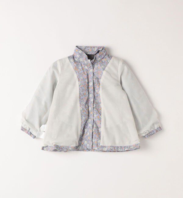 SHIPS Colors 「SHIPS Colors:80～130cm /フラワープリント ジップフード ブルゾン◇」|ブルゾン・スタジャン|