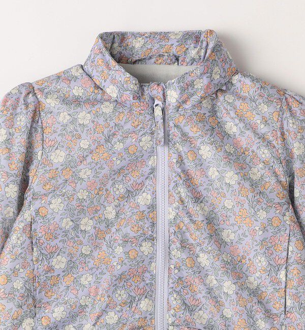 SHIPS Colors 「SHIPS Colors:80～130cm /フラワープリント ジップフード ブルゾン◇」|ブルゾン・スタジャン|