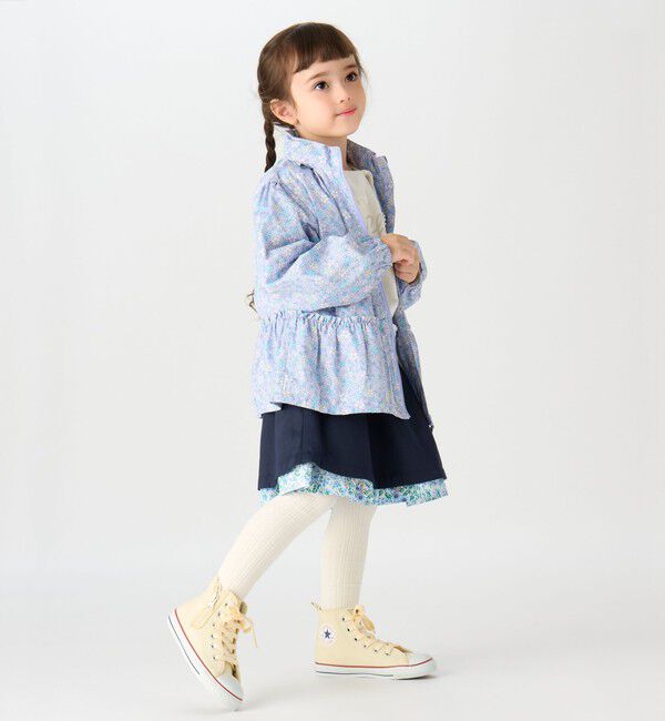 SHIPS Colors 「SHIPS Colors:80～130cm /フラワープリント ジップフード ブルゾン◇」|ブルゾン・スタジャン|