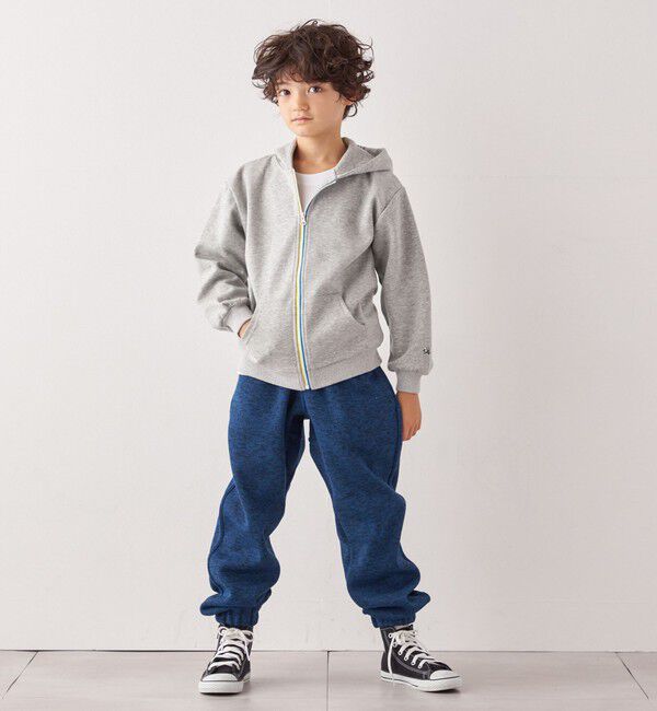 SHIPS any「SHIPS any:〈洗濯機可能〉ワンポイント 刺繍 ポンチ ジップ パーカー <KIDS>◇」|パーカー|