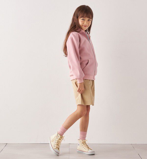 SHIPS any「SHIPS any:〈洗濯機可能〉ワンポイント 刺繍 ポンチ ジップ パーカー <KIDS>◇」|パーカー|