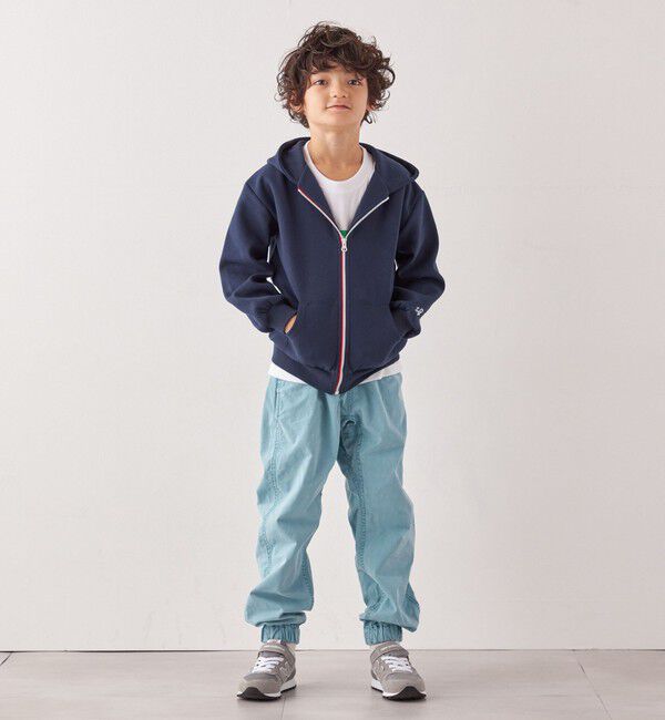 SHIPS any「SHIPS any:〈洗濯機可能〉ワンポイント 刺繍 ポンチ ジップ パーカー <KIDS>◇」|パーカー|