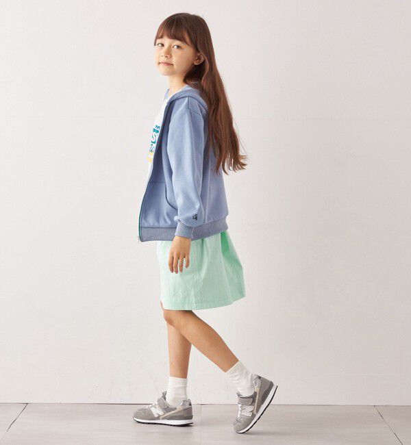 SHIPS any「SHIPS any:〈洗濯機可能〉ワンポイント 刺繍 ポンチ ジップ パーカー <KIDS>◇」|パーカー|