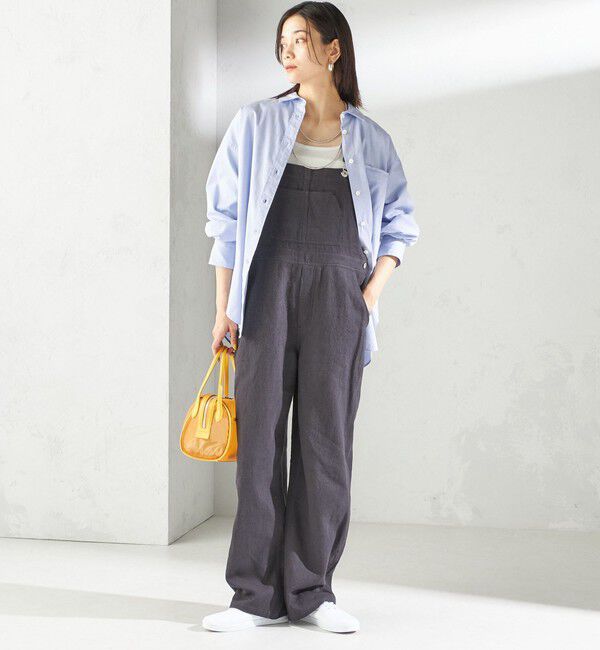 SHIPS for women「〈洗濯機可能〉ピン オックス 刺繍 シャツ」|シャツ・ブラウス|