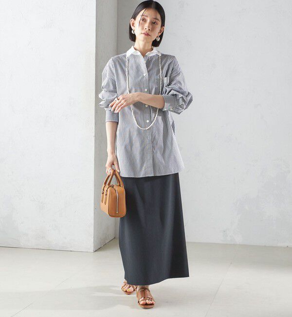 SHIPS for women「〈洗濯機可能〉ピン オックス 刺繍 シャツ」|シャツ・ブラウス|