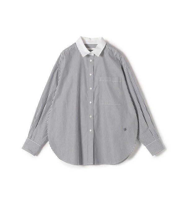 SHIPS for women「〈洗濯機可能〉ピン オックス 刺繍 シャツ」|シャツ・ブラウス|