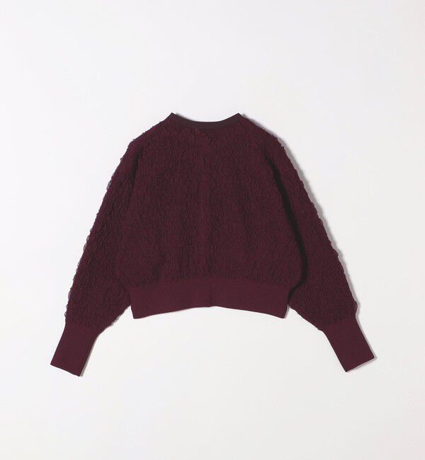 SHIPS any「《一部追加予約》SHIPS any:〈手洗い可能〉ジャカード バンピー コンパクト カーディガン」|カーディガン|