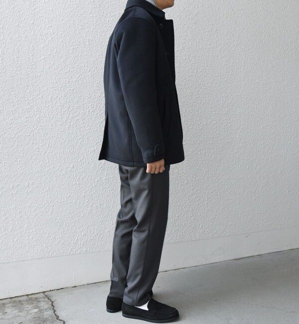 SHIPS any「SHIPS any: ウォーム メルトン シングル Pコート◇」|ピーコート|