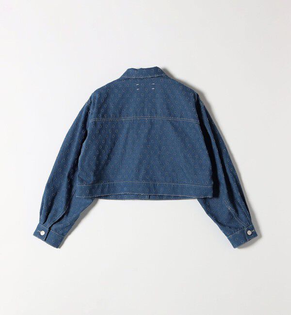 SHIPS any「bon_meur:〈洗濯機可能〉クラッシュ デニム ショート ジャケット」|デニムジャケット|