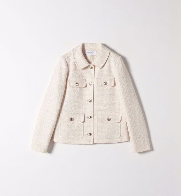 SHIPS any「SHIPS any: ツイード シングル ポケット ジャケット［NAVY BLUE］」|その他|