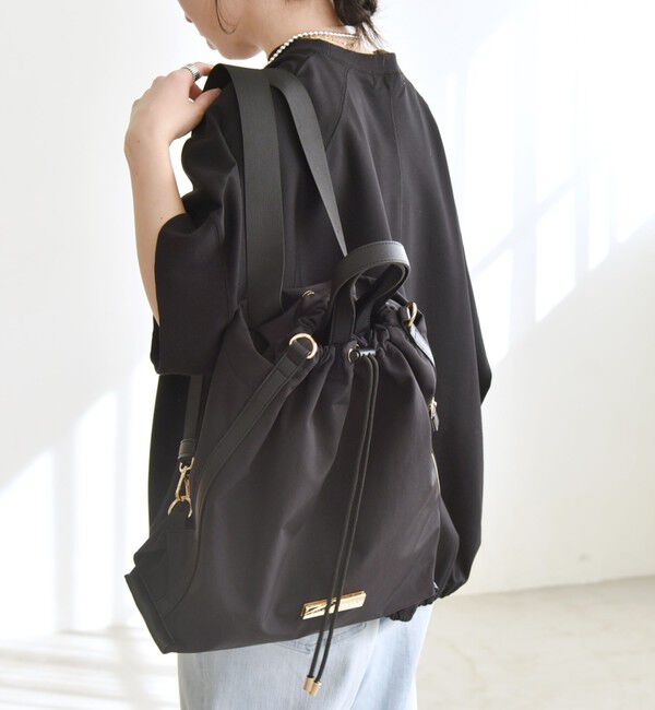 quaranciel「quaranciel: 3way ラインショルダー リュックサック トートバッグ（A4対応）」|リュック|