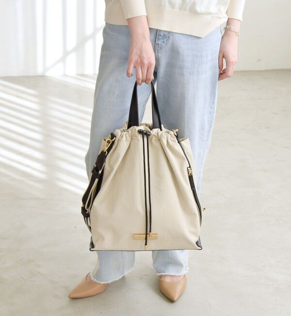 quaranciel「quaranciel: 3way ラインショルダー リュックサック トートバッグ（A4対応）」|リュック|