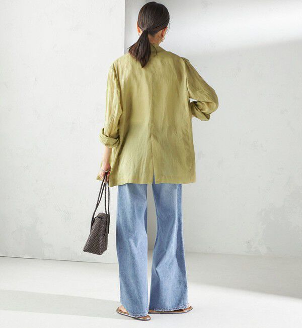 SHIPS for women「〈手洗い可能〉ラミー 4 シアー ジャケット」|テーラードジャケット|