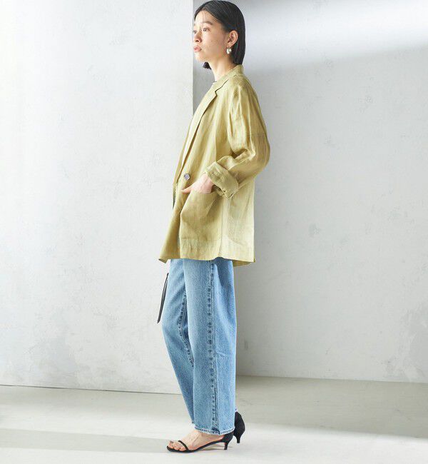 SHIPS for women「〈手洗い可能〉ラミー 4 シアー ジャケット」|テーラードジャケット|