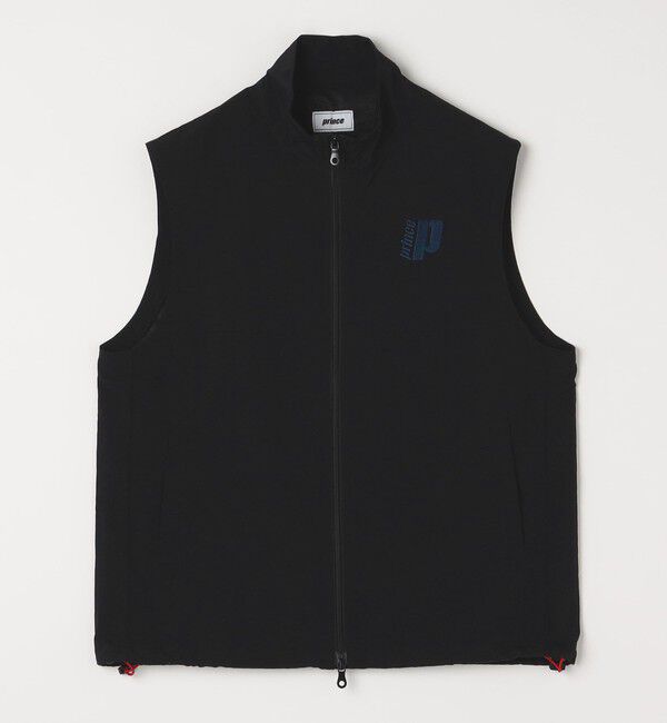 SHIPS any「【SHIPS any別注】prince:〈撥水/UVカット/遮熱〉ワンポイント ロゴ ナイロン ベスト(セットアップ対応)◇」|ベスト・ジレ|