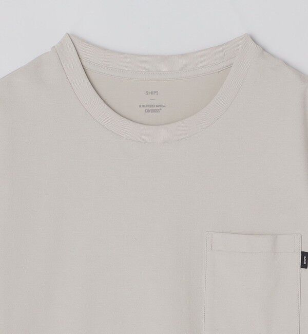 SHIPS「SHIPS:〈接触冷感/遮熱/吸水拡散/UVカット〉COVEROSS(R) フリーザー Tシャツ」|Tシャツ・カットソー|