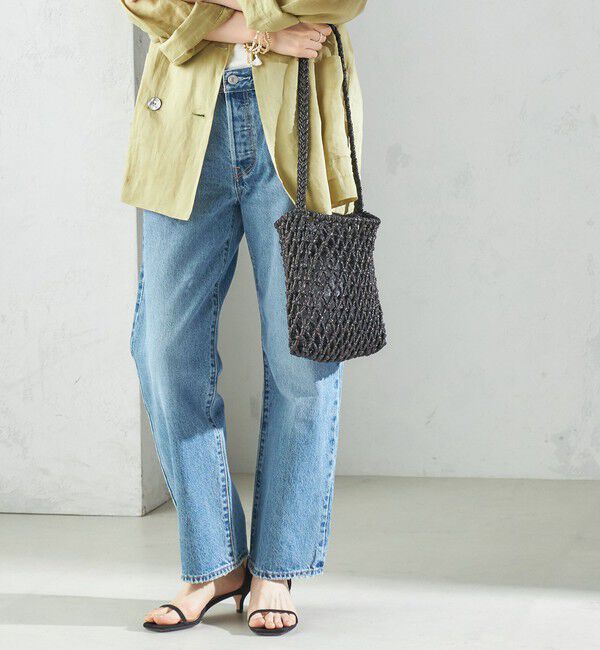 SHIPS for women「The Bagmati:オーガンジー 巾着 マクラメ バッグ」|ショルダー・メッセンジャー|