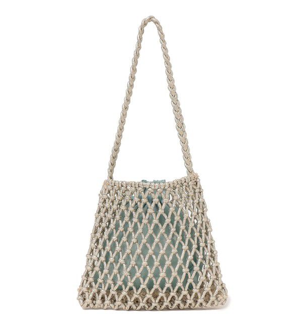 SHIPS for women「The Bagmati:オーガンジー 巾着 マクラメ バッグ」|ショルダー・メッセンジャー|