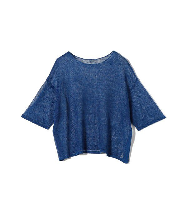 SHIPS for women「〈手洗い可能〉イタリアン シアー リネン プルオーバー」|ニット・セーター|