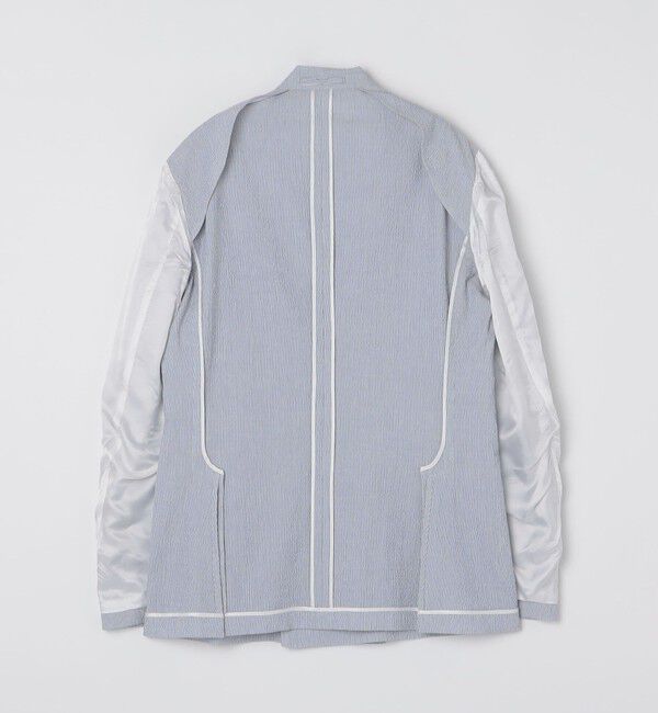 SHIPS「LARDINI: ROMA シアサッカー ダブルブレステッド ジャケット」|テーラードジャケット|