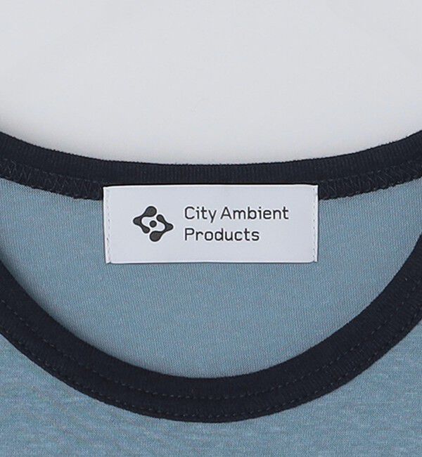 SHIPS「City Ambient Products: T/C/R コンパクト リンガー Tシャツ」|Tシャツ・カットソー|