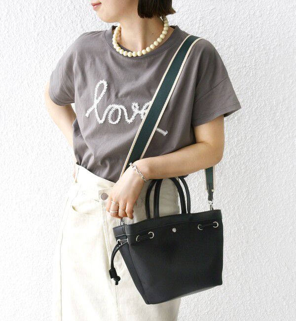 SHIPS for women「【WEB限定】テープ ショルダー ドロスト バッグ」|ショルダー・メッセンジャー|