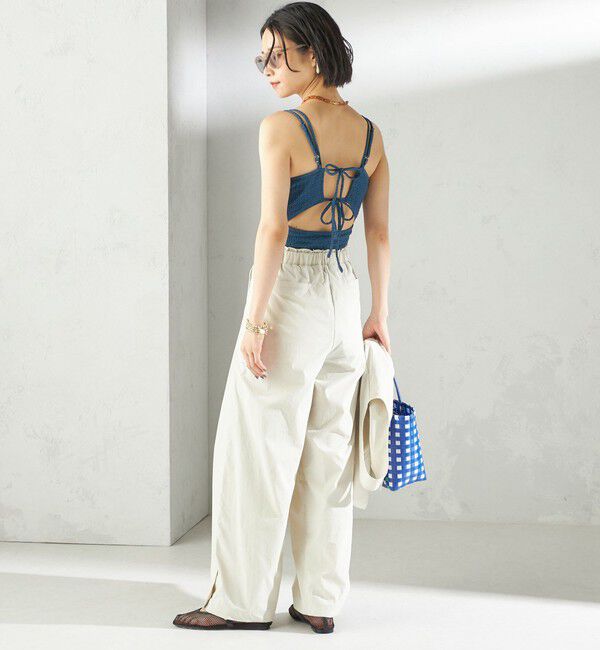 SHIPS for women「maroba:＜手洗い可能＞ドロスト ラッシュ パンツ」|その他|