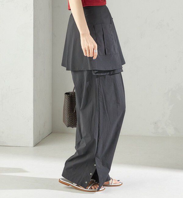 SHIPS for women「maroba:＜手洗い可能＞ドロスト ラッシュ パンツ」|その他|