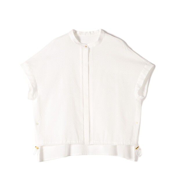 SHIPS for women「〈手洗い可能〉サッカー 裾 ドロスト ドルマン ブラウス 2」|シャツ・ブラウス|