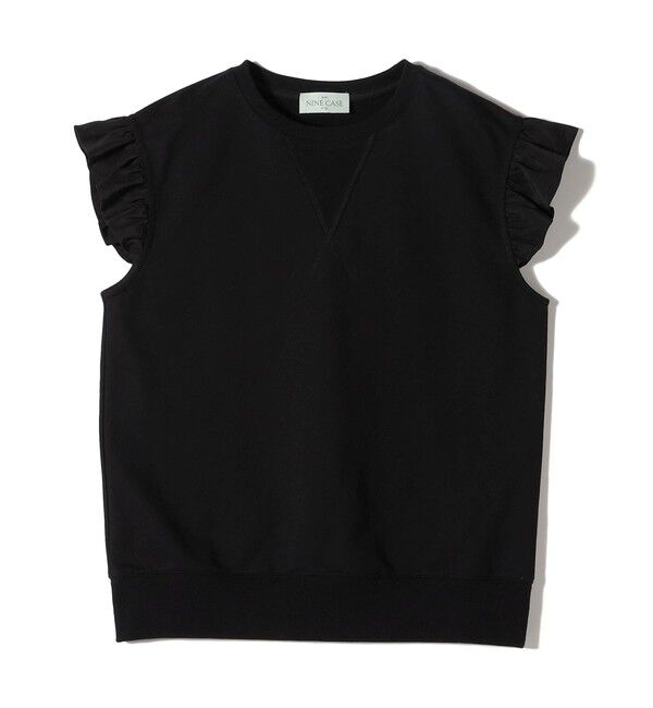 SHIPS for women「SHIPS NINE CASE:〈手洗い可能〉ミニ 裏毛 フリル カットソー」|Tシャツ・カットソー|