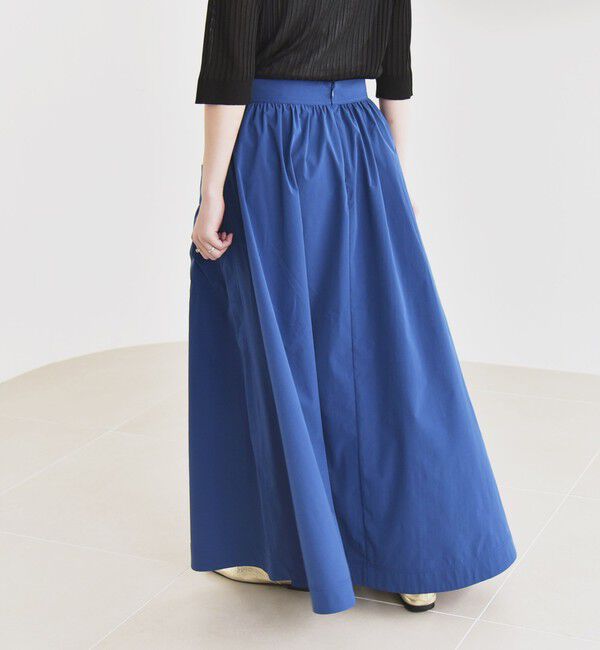 quaranciel「quaranciel:〈洗濯機可能〉タイプライター ギャザー フレア ポケット スカート」|スカート|