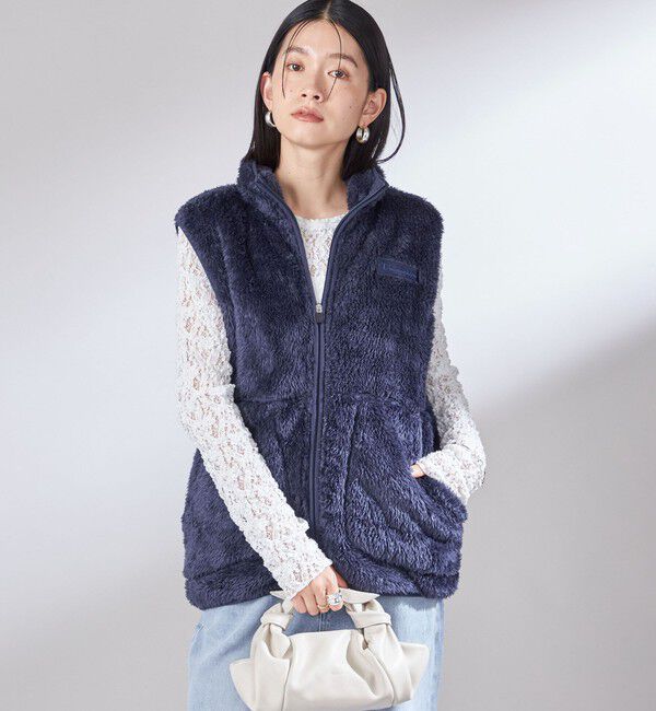 SHIPS for women「【一部WEB限定 / SHIPS別注】Champion:〈洗濯機可能〉フリース ベスト」|ベスト・ジレ|