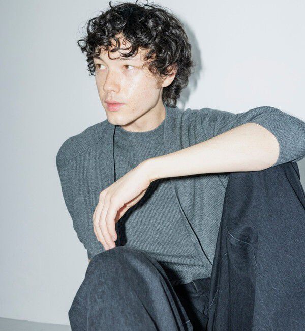 SHIPS「SHIPS: 奥山メリヤス Vネック カーディガン」|カーディガン|