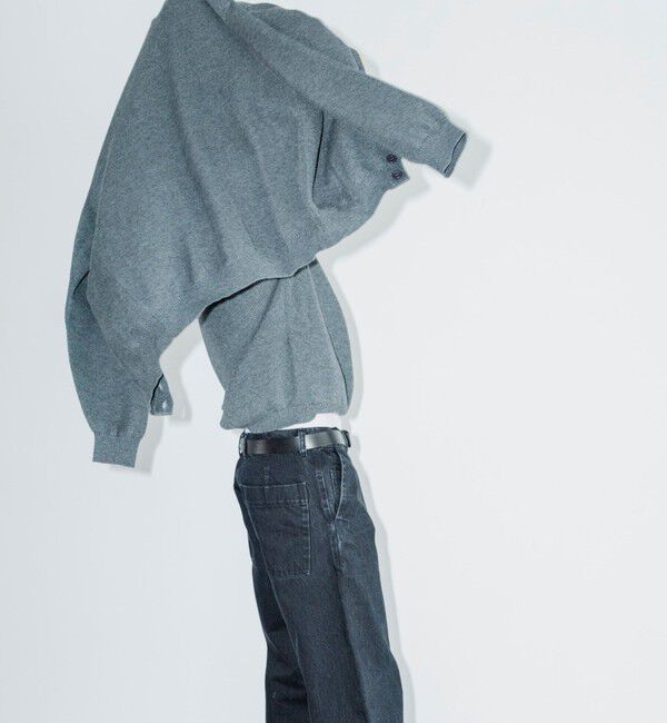 SHIPS「SHIPS: 奥山メリヤス Vネック カーディガン」|カーディガン|