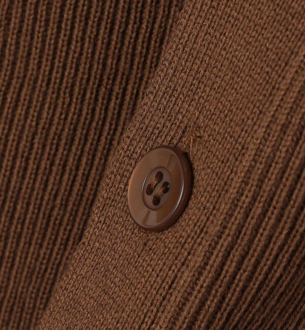 SHIPS「SHIPS: 奥山メリヤス Vネック カーディガン」|カーディガン|