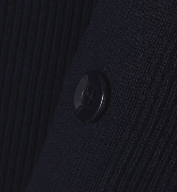 SHIPS「SHIPS: 奥山メリヤス Vネック カーディガン」|カーディガン|