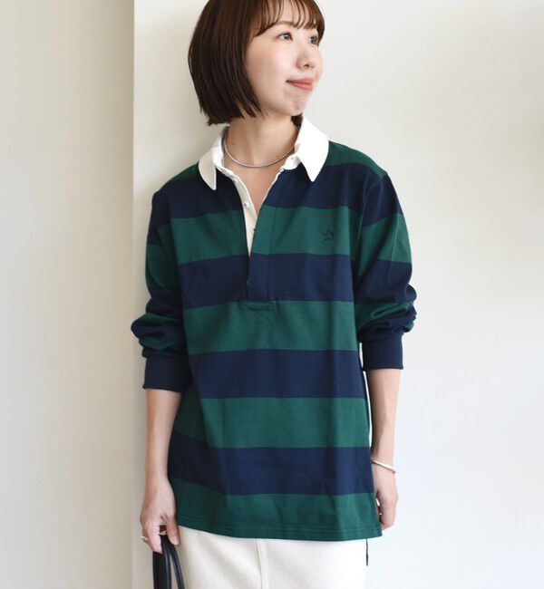 SHIPS for women「【SHIPS別注】LOGAN KNITTING MILLS:〈洗濯機可能〉ラガー シャツ」|Tシャツ・カットソー|