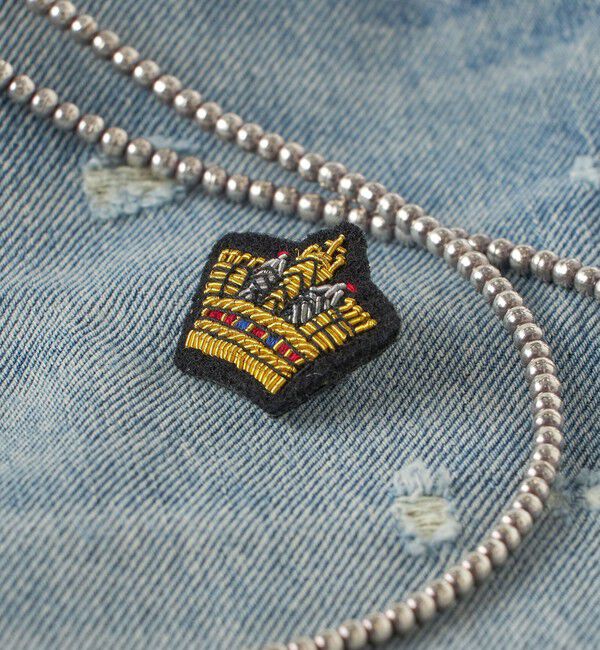 SHIPS for women「モチーフ ワッペン」|ブローチ・コサージュ|ライトホワイト