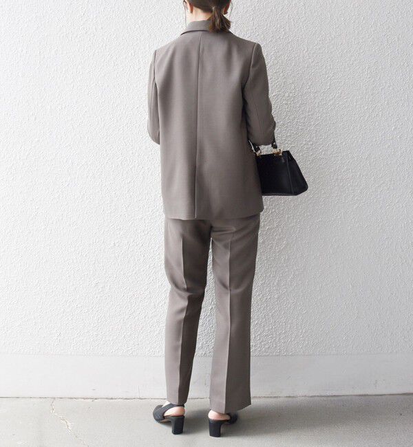 SHIPS any「SHIPS any:〈洗濯機可能〉ダブルクロス セミダブル ジャケット［NAVY BLUE］」|テーラードジャケット|