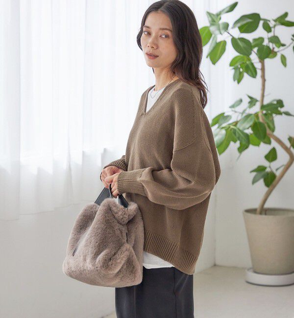 SHIPS for women「〈手洗い可能〉バルキーヤーン プルオーバー」|ニット・セーター|